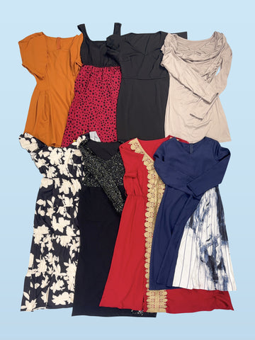 Mixtos de Vestidos-XS/S/M/L/XL(Primavera-Verano)