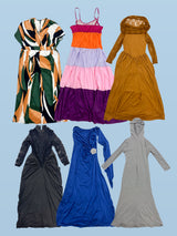 Mixtos de Vestidos-0XL/1XL/2XL/3XL/4XL(Primavera-Verano)
