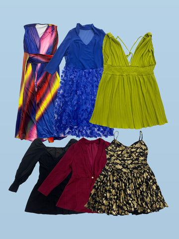 Mixtos de Vestidos-0XL/1XL/2XL/3XL/4XL(Primavera-Verano)
