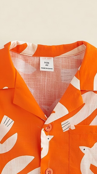 HEX01260401010026-4Y/5Y/6Y/7Y（Coleção Primavera-Verão）