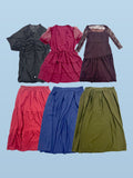 Mixtos de Vestidos-0XL/1XL/2XL/3XL/4XL(Primavera-Verano)