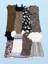 Mixtos de Vestidos-XS/S/M/L/XL(Primavera-Verano)