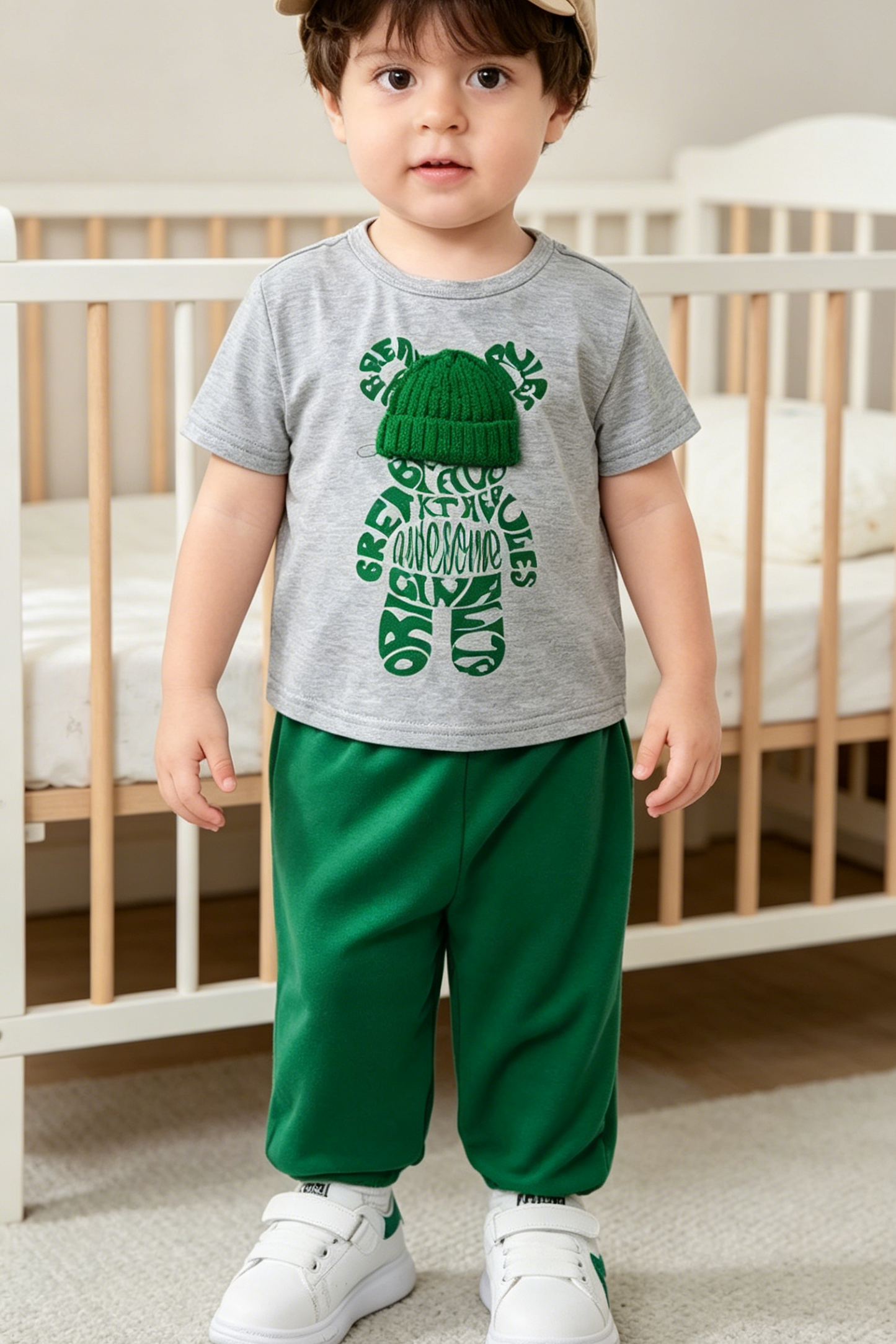 HEX01260401020087-6-9M/9-12M/12-18M/18-24M/2-3Y（Coleccion Primavera-Verano）